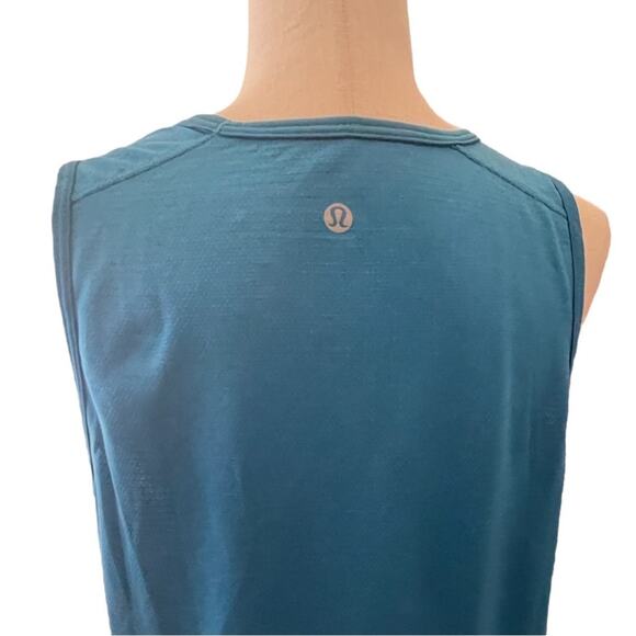 Lululemon Unisex Oversized Workout Tank Blue L - Picture 5 of 7